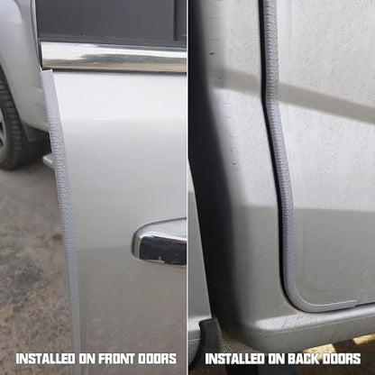 Winunite 32.8ft(10m) Car Door Edge Guards Light Gray– Fits Most Vehicles, No Glue, U-Shaped, Built-in Metal Clips, Scratch and Chip Resistant – Reduces Dings in Parking Lots - color: gray, size: 32.8 ft