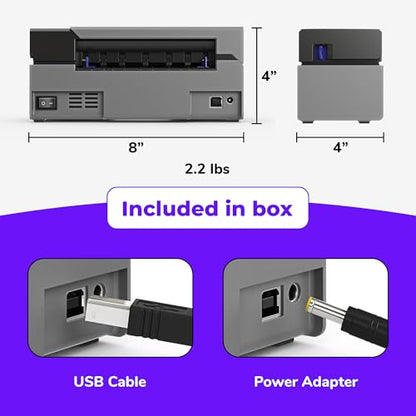 Rollo USB Shipping Label Printer - Commercial Grade 4x6 Thermal Printer