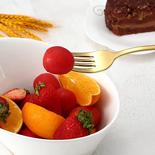 Aisoso Gold Silverware Set, 20-Piece Flatware Set Service for 4 - color: Gold, size: 20 Piece