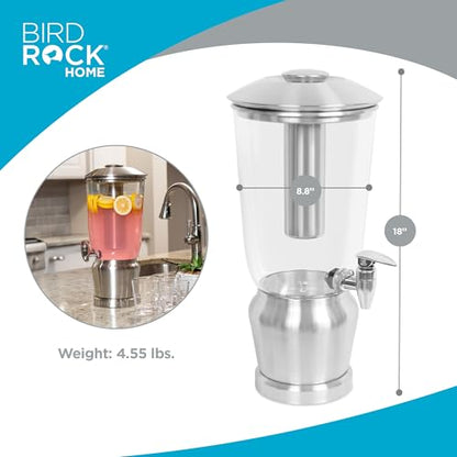 BIRDROCK HOME Large Beverage Dispenser with Stand, 1.5 Gallon - size: 1.5 gallon