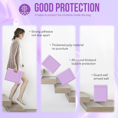 Fuxury Bubble Mailers 12x15 Inch Lavender Purple Padded Envelopes 25 Pack - color: Lavender Purple, size: 12x15" 25PC