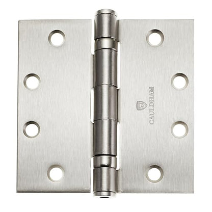 Cauldham (3 Pack) Commercial-Grade 4-1/2" Full Mortise Ball-Bearing Door Hinges - Satin Nickel - color: Satin Nickel