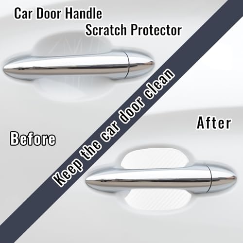 Automotive Door Handle Paint Scratch Protective Film(M) - color: White, size: M