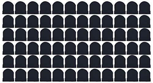 Wholesale Winter Gloves Beanies, Warm Thick Thermal Bulk Case Pack Unisex Men Women - color: Beanies - Black