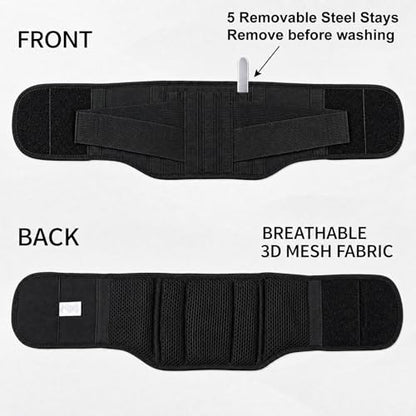 Back Brace for Women Lower Back Pain, Lumbar Support Belt - size: Medium