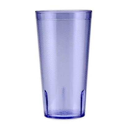 G.E.T. 6620-1-BL-EC Heavy-Duty Plastic Restaurant Tumblers, 20 Ounce, Blue (Set of 4) - color: Blue, size: 20 Ounces, style: 20 ounces
