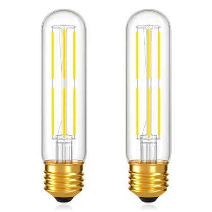 Dimmable E26 T10 LED Bulb Tube Light Bulbs 6W,Daylight 5000K 600LM - color: Daylight 5000k, size: 5 Inch-2 Count