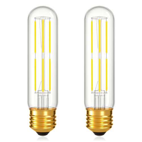 Dimmable E26 T10 LED Bulb Tube Light Bulbs 6W,Daylight 5000K 600LM - color: Daylight 5000k, size: 5 Inch-2 Count