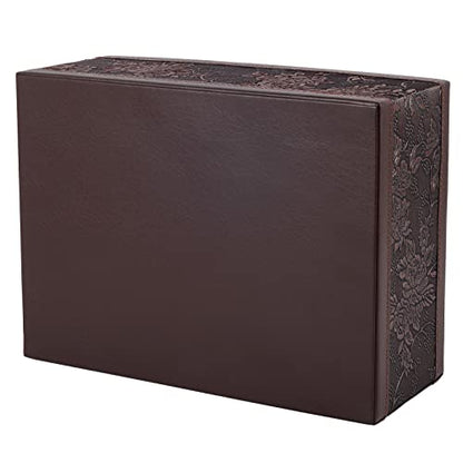Tissue Box Cover Rectangle Retro Tissue Box Holder PU Leather Facial Tissues Organizer,Multifunctional Remote Control Stationery Storage Box,Home Office Supplies Car Napkin Caddy - color: Multifunctional Tissue Box-retro