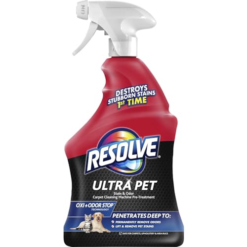 Resolve Ultra Pet Carpet Cleaner Spray, Pet Stain Remover, 32oz - size: 32 Fl Oz (Pack of 1)