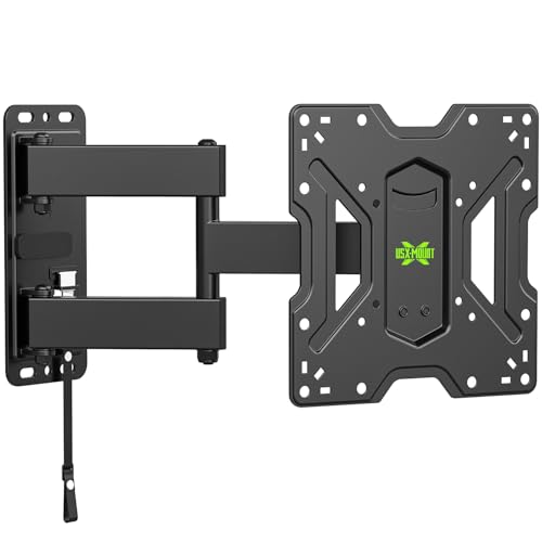 USX MOUNT UL Listed RV TV Mount for Most 13-45inch TV - Lockable Full Motion RV TV Wall Mount for Camper, Trailer, Motorhome - Swivel Tilt Bracket for Truck Boat, 44 lbs Capacity, VESA 200mm - size: 17-43inch