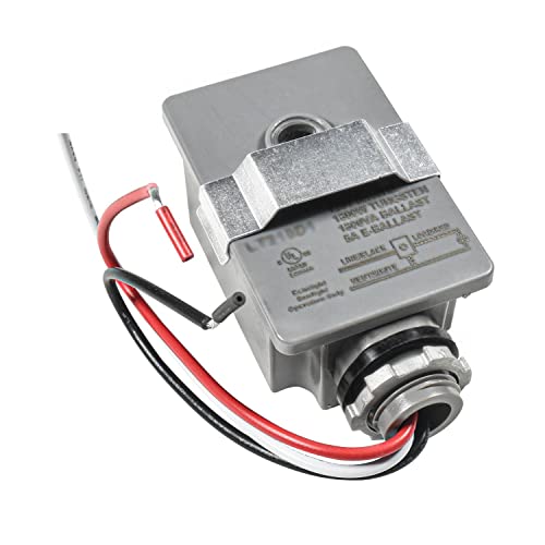 HQRP Photocell Thermal Type Light Sensor Stem Mount Dusk to Dawn Hardwired Switch Photoelectric Control for Barn Lights Outdoor, Back Yard Lightening, Outdoor Lighting, etc. - size: 1-Pack