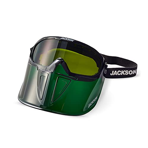 Jackson Safety GPL500 Shade 5IR Safety Goggles with Face Shield, ANSI Z87.1 - size: One Size, style: Shade 5 Infrared Lens