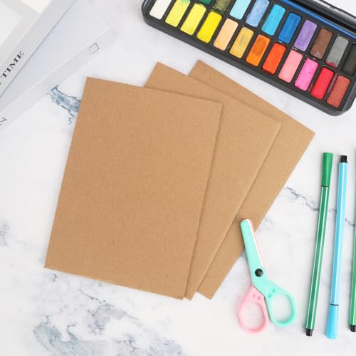 300 Pack 5"x 7" Corrugated Cardboard Sheets, Flat Cardboard Layer Pads 2 mm Thickness, Flexible Packaging Inserts for Shipping, Mailing, and Crafts, by IHDYPPEW - size: 300 Pack 5"x 7" brown
