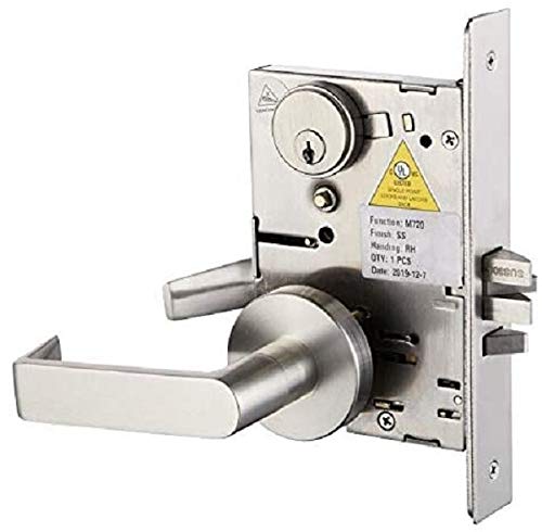 Heavy Duty Modern Mortise Lock Stainless Steel for Classroom Door F05 - color: Rose / Classroom