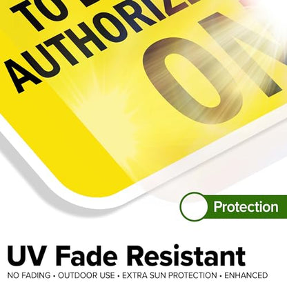 Caution To Be Operated By Authorized Personnel Only Sign, 12x18 Inches, - size: 12x18 Aluminum