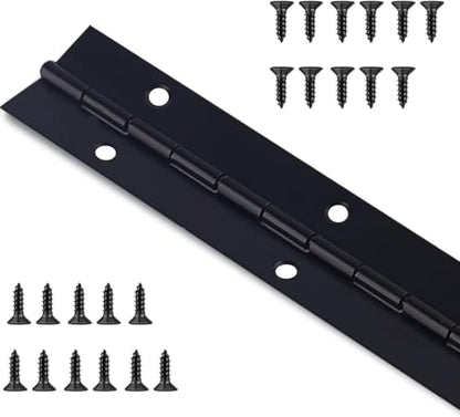 Heavy Duty Piano Hinge 36 Inch x 1.5 Inch, 0.047" Leaf Thickness - size: 36 Inch, style: 1.5" Open Width