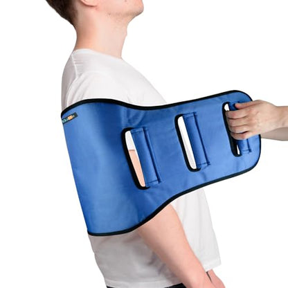 Transfer Belt Transfer Sling for Elderly, Lift Assist Gait Belt for Seniors - color: Blue-aa