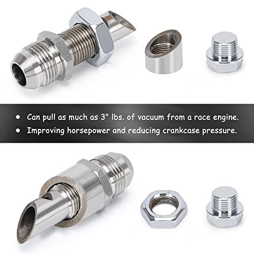 Universal Stainless Steel E-VAC Scavenger Kit T304 SS E-VAC Fitting
