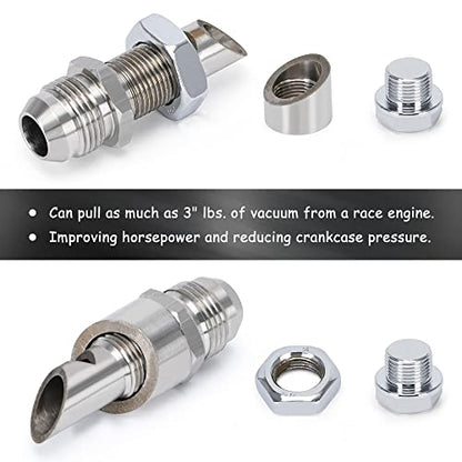 Universal Stainless Steel E-VAC Scavenger Kit T304 SS E-VAC Fitting
