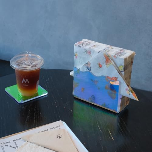 Acrylic Napkin Tissue Holder for Table, Paper Dispenser for 5-7inch