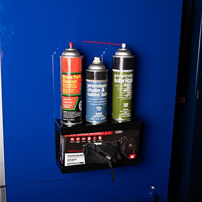 OEMTOOLS Magnetic Glove Dispenser with 4 Powerful Magnets - color: Black
