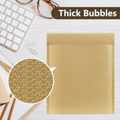 UCGOU Kraft Bubble Mailers 7.25x12" 40 Pack Usable Size 7.25x11" Brown #1 - size: 7.25x12" 40PC