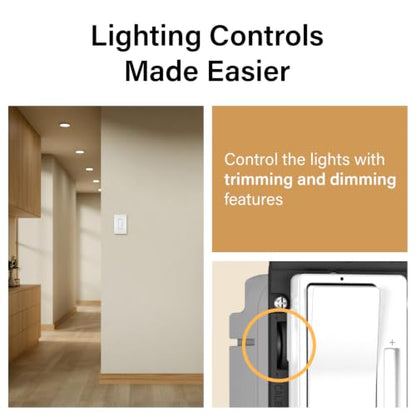 Legrand Radiant 0-10V LED Dimmer Light Switch, White, 1-Pack - color: Led