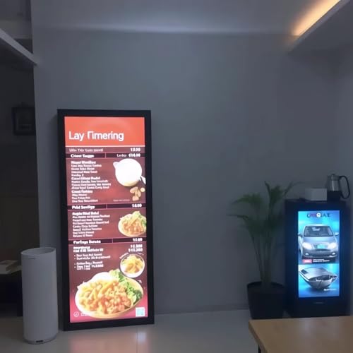 Ultra Slim LED Menu Board – 50x70cm | Backlit Sign for Restaurants
