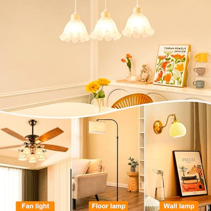 A15 Ceiling Fan Light Bulbs 60Watt, Dimmable, 2700K Warm White, 4-Pack - color: 2700k Warm White