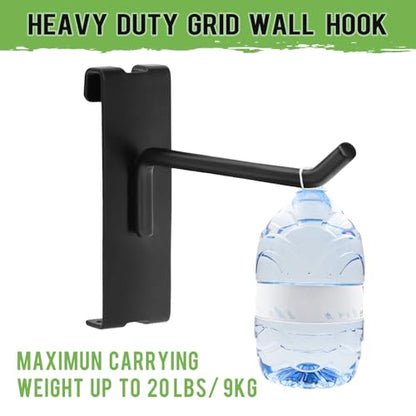 60 Pcs Gridwall Hooks, 4 Inch Grid Wall Hook Display for Gridwall Panels - size: 4 Inch