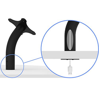 VidaMount Black Enclosure and Fixed Neck Wall/Table Surface Mount [Bundle] Compatible with iPad Pro 10.5" & Air 3rd Gen - color: Black, size: iPad Pro 10.5" & Air (3rd Gen)
