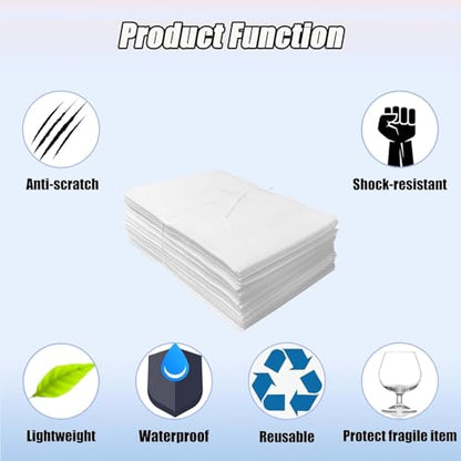 XHmax 50PCS 6x8Inch Cushioning Foam Pouche for Moving and Storing - size: 50PCS-6X8IN(1T)