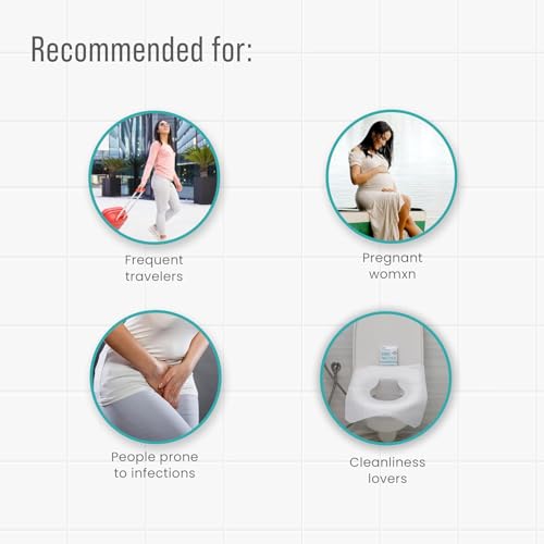 PeeBuddy Disposable Paper Toilet Seat Covers (Pack Of 40) | No Direct Contact with Unhygieneic Seats| Easy To Dispose| Nature Friendly| Must Have For Women - size: 40 Seat Covers
