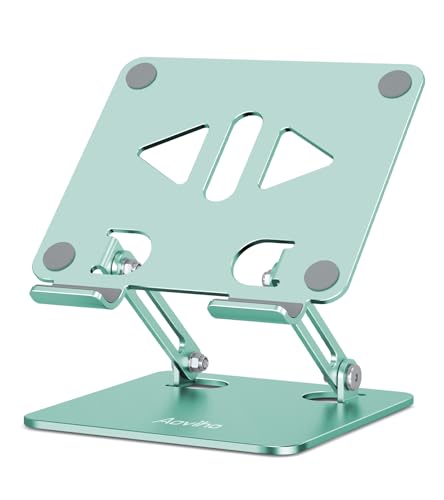 Aoviho Tablet Stand for Desk,Adjustable Tablet Holder,Fresh Green - color: Fresh Green