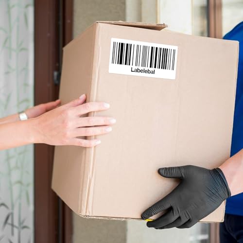 [500 Sheets 5000 Pcs] 10-UP 2''x4'' Shipping Labels for Laser & Inkjet Printers, 2" x 4" Mailing Stickers, 10 Pcs Per Page Shipping Labels,8.5"×11" White 500 Sheets for Printer - color: 10 Up - 5000 Labels