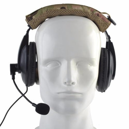 Tactical Headset Cover Advanced Modular Headphone Headband Protection Cover Pad Cushion Wrap - color: Cam
