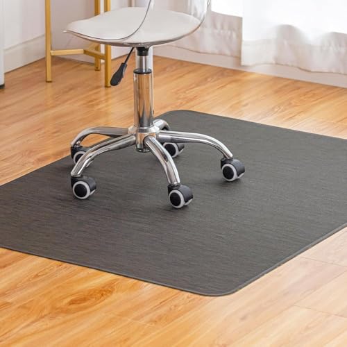 Baroyal Office Chair Mat for Hardwood Floor, Anti-Slip PVC, 45 x 53 Inch - color: Espresso, size: 45" x 53"