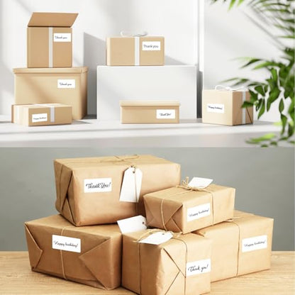 2"x1" Thermal Sticker Labels, White Self-Adhesive Barcode Label Paper for Direct Thermal Printer, Waterproof Multi-Purpose Rectangle Address Shipping Mailing Stickers, 300 Sheets/Roll - color: White, size: 2"x 1"