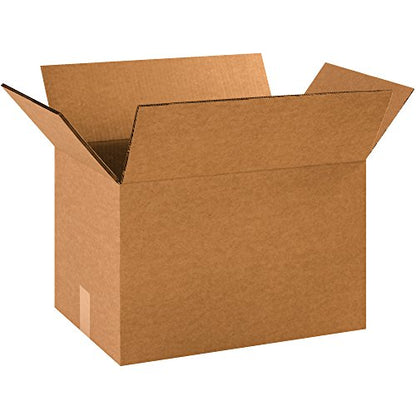 Partners Brand PHD1812DW Double Wall Boxes, 18"L x 12"W x 12"H, Kraft (Pack of 15)