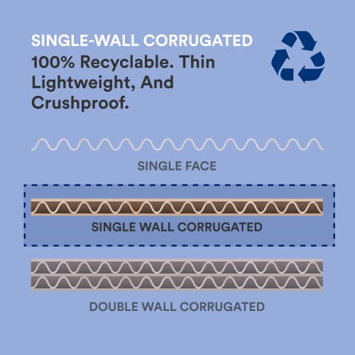 BOX USA Shipping Boxes Small 8"L x 6"W x 4"H, 50-Pack | Corrugated Cardboard Box for Packing, Moving and Storage - size: 8 x 6 x 4