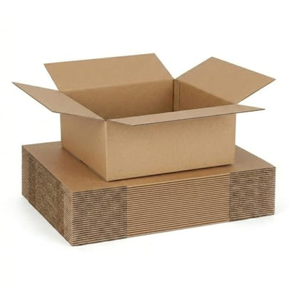 CRUGLA 12x12x6 Shipping Boxes 15 Pack, Brown Corrugated Cardboard Boxes with Side-Lock and Pre-Applied Double-Sided Tape, Easy Assemble Packing Mailer Boxes for Small Business Shipping - size: 12x12x6 Inch 15 Pack