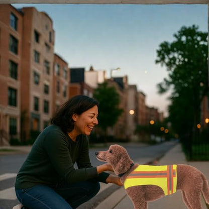 Reflective Dog Vest. High Visibility Yellow Safety Vest for Outdoors. Safeguard Your Dog with Easy to wear Adjustable and Breathable Reflective Gear (X-Small) - size: X-Small