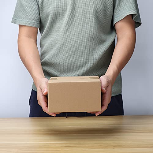 CRUGLA Shipping Corrugated Boxes Mailers 7x5x4 inch, Kraft Cardboards Packing Boxes for Business, Home, Packs of 25 - size: 7x5x4 Inch 25 Pack