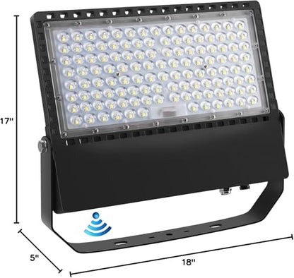 Juyace 240W LED Stadium Flood Light with Photocell for Parking Lot Building - size: 240W-1pack-With Photocell