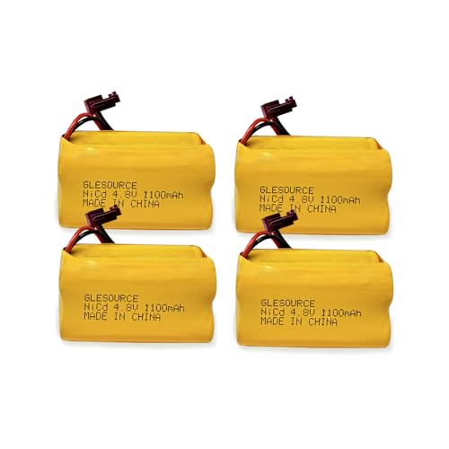 XUNTU 4.8V Battery, Batteries for Exit Signs Compatible for Sure-Lites SL026155 SL-026155 SL-026-155 Max Power Exit Emergency Light (4 Pack) - size: 4 PACK 4.8V 1100mAh