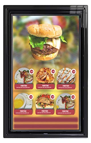 The Display Shield 19-32" Vertical Outdoor Digital Signage Case Anti Glare - color: Anti-glare, size: 19-32"