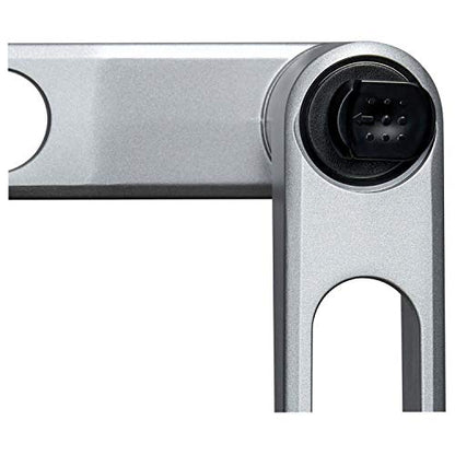 StarTech Wall Mount Monitor Arm 12in to 34in, 30.9lb/14kg, Swivel, Silver - color: Silver, style: Single-Swivel