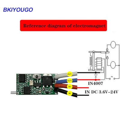 433MHz Universal Wireless RF Remote Control Switch DC 6V 12V 24V 1CH Channel Relay Wireless Secure RF Remote Control Switches Transmitter and Receiver kit, Momentary Toggle Latched Delay Mode(3 Pack) - color: 3transmitters and 3 receiver