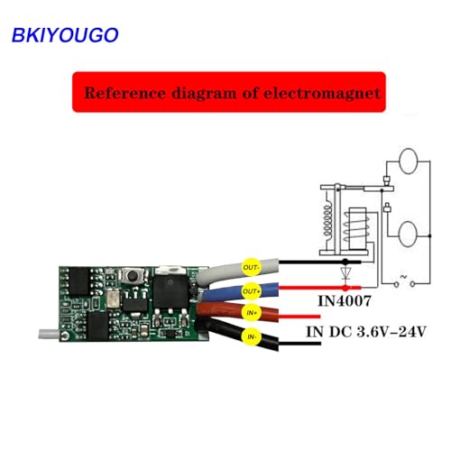 433mhz Remote, 12v Remote Control Switch, DC 6V 12V 24V 1CH Channel Relay Wireless Secure RF Remote Control Switches Transmitter and Receiver kit, Momentary Toggle Latched Delay Mode(1Pack) - color: 1 transmitters and 1 receiver